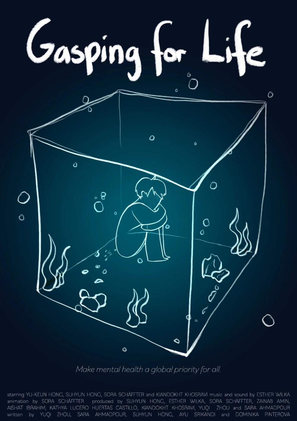 Poster of the short film <Gasping for life>